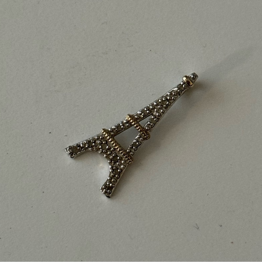 Sterling Silver Eiffel Tower Pendant